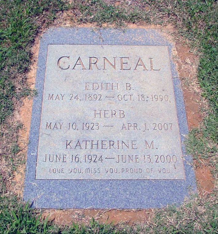Herb Carneal Herb Carneal 1923 2007 Find A Grave Memorial