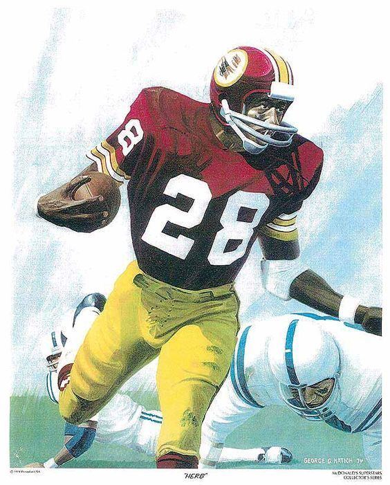 Herb Mul-Key Herb MulKey McDonalds 11x14 Redskins Poster art by George G