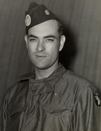 Herbert Sobel in his military uniform