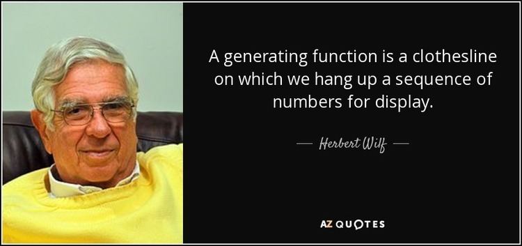 Herbert Wilf TOP 6 QUOTES BY HERBERT WILF AZ Quotes