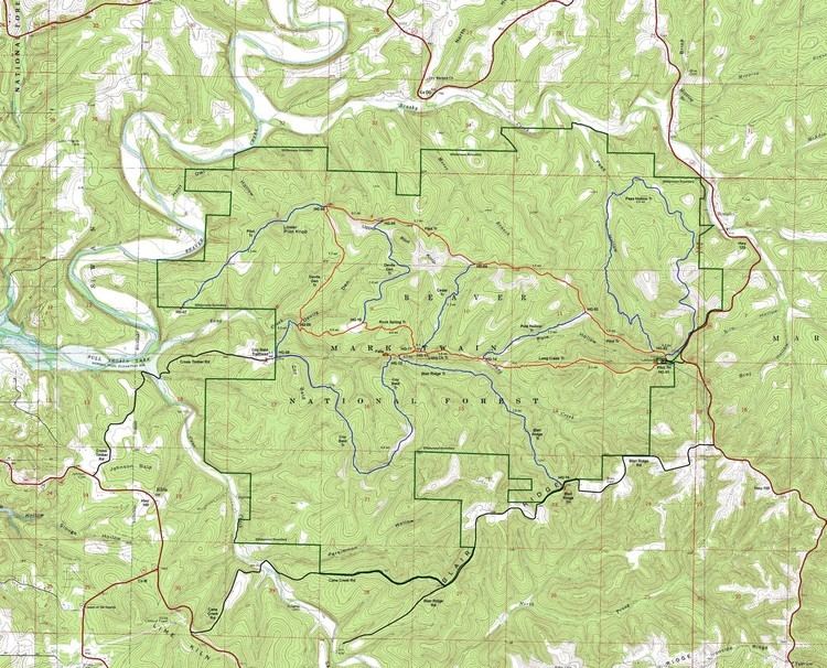 Hercules Glades Wilderness Hercules Glades Wilderness Missouri Free Detailed Topo Map