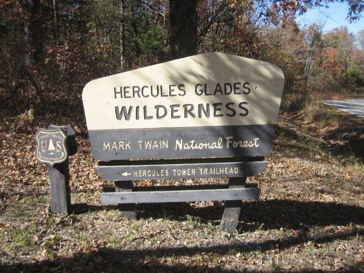 Hercules Glades Wilderness Hercules Glades Wilderness Missouri Free Detailed Topo Map