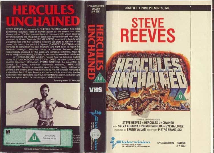 Hercules Unchained Hercules Unchained Video Cover