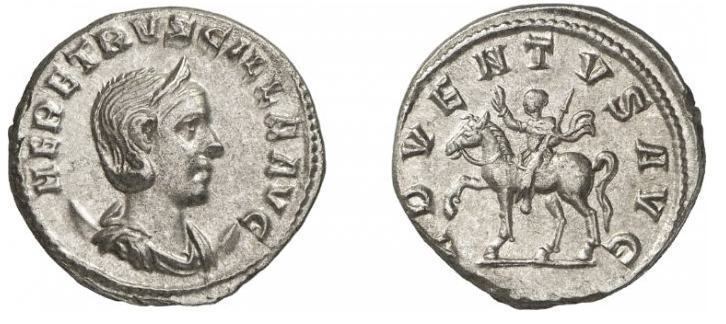 Herennia Etruscilla Herennia Etruscilla Roman Imperial Coins reference at WildWindscom