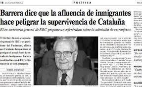 Heribert Barrera Heribert Barrera i el catalanisme racista Reflexions d39un