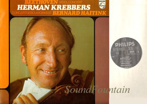 Herman Krebbers VIOLINISTS 2nd Hand VINYL LP RECORDS for SALE
