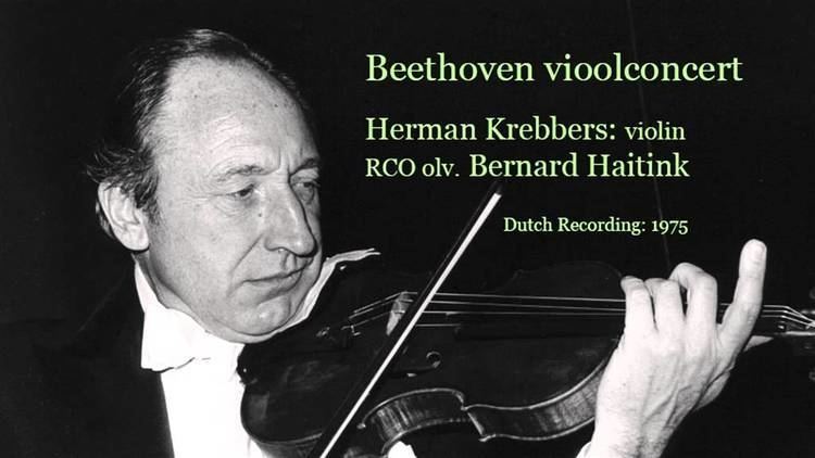 Herman Krebbers Beethoven violin concerto Herman Krebbers YouTube