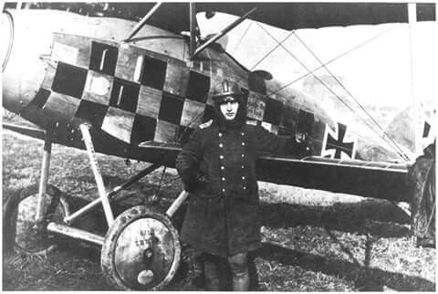 Hermann Habich Hermann Habich with Albatros DIII OAW Aviation Great War