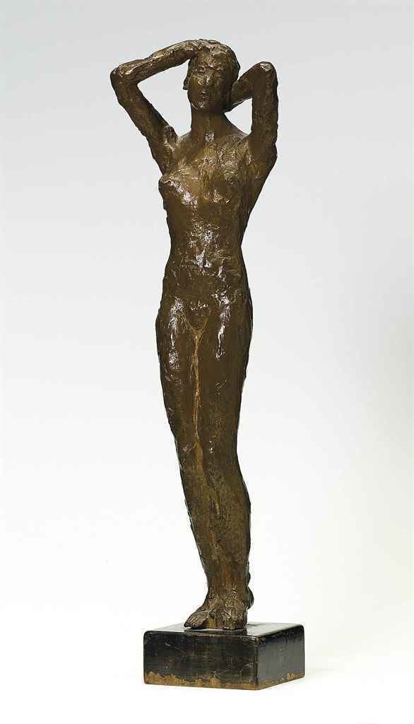 Hermann Haller (sculptor) HERMANN HALLER 18801950 Mdchen mit erhobenen Armen 1921