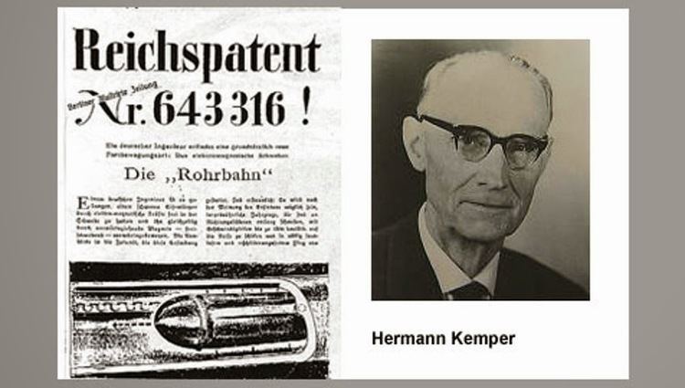 Hermann Kemper TRANSRAPIDMAGLEV ORIGENES Y TRENES ACTUALES Blog de electro111306