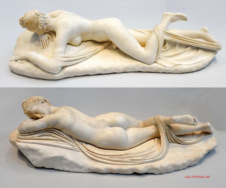 Hermaphroditus Hermaphroditus marble sculpture by POLYCLES circa 13015 Flickr