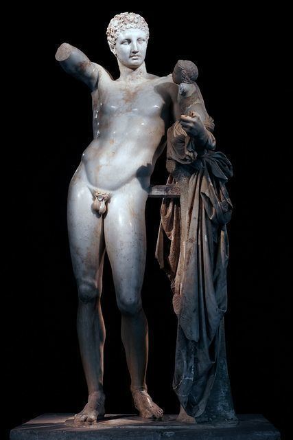 Hermes and the Infant Dionysus Hermes of Praxiteles and the infant Dionysus by dtsortanidis via