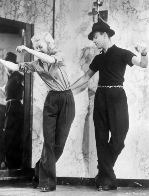 Hermes Pan That Kind Of Woman Ginger Rogers rehearsing with Hermes