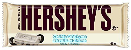 Hershey's Cookies 'n' Creme Amazoncom HERSHEY39S Cookies 39n39 Crme Candy Bar 155Ounce 36
