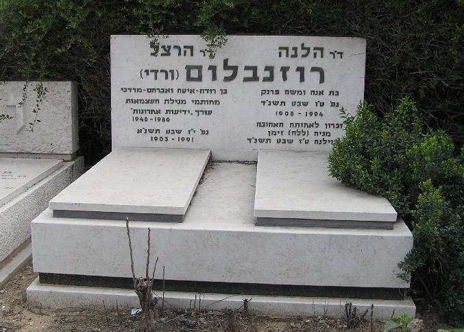 Herzl Rosenblum Herzl Rosenblum Biography Politician Journalist Writer Israel