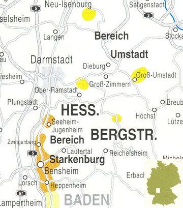 Hessische Bergstraße Hessische Bergstrae Wyhuus am Rhy