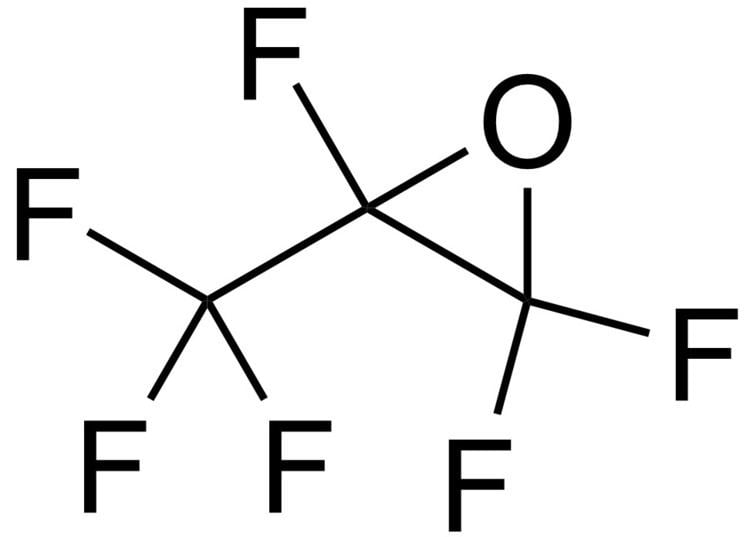 Hexafluoropropylene oxide httpsuploadwikimediaorgwikipediacommonsdd
