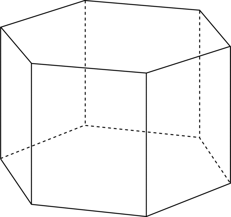 Hexagonal prism Hexagonal Prism ClipArt ETC