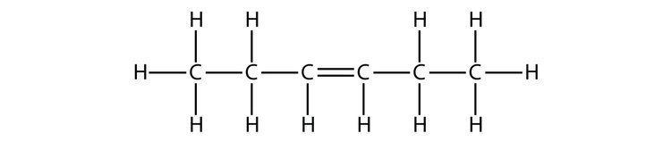 Hexene How many CC bonds are there in Hexene What is the structural