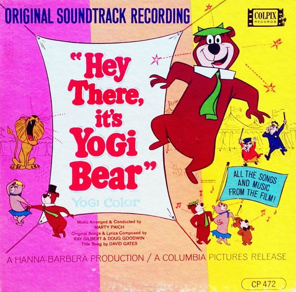 Hey There, Its Yogi Bear! movie scenes HEY THERE IT S YOGI BEAR Original Soundtrack Recording Colpix Records CP 472 Mono SCP 472 Stereo 12 33 1 3 RPM LP 1964 