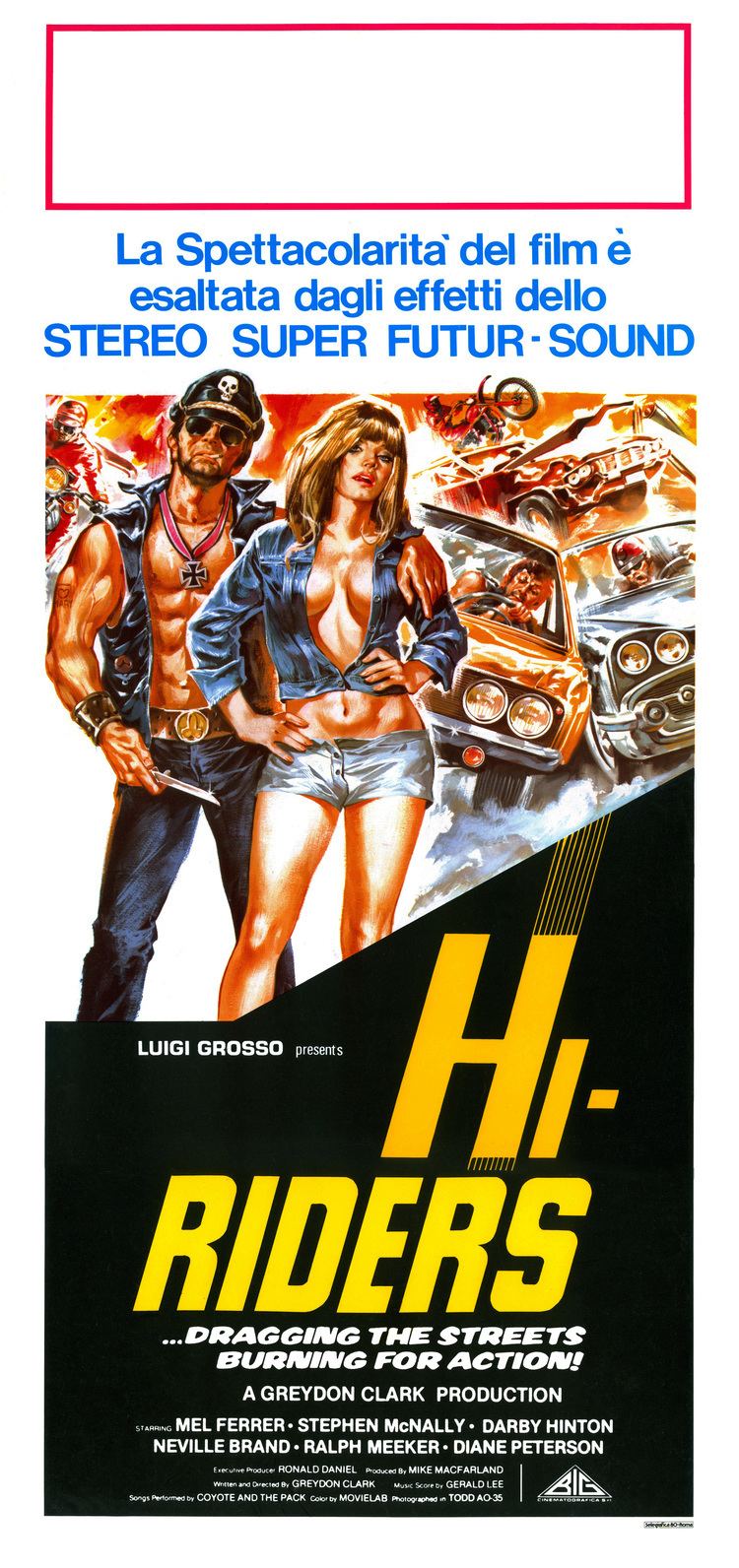 Hi-Riders Poster for HiRiders 1978 USA Wrong Side of the Art