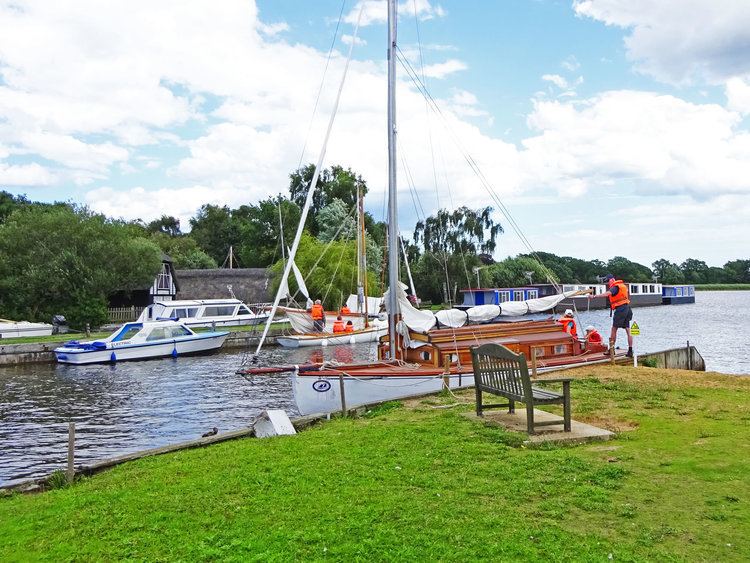 Hickling Broad Hickling Norfolk Broads including Hickling Broad Green Heath and