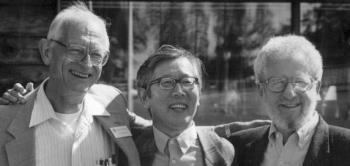 Hideki Shirakawa Three Nobel Laureates Visit New Zealand Alan MacDiarmid Hideki