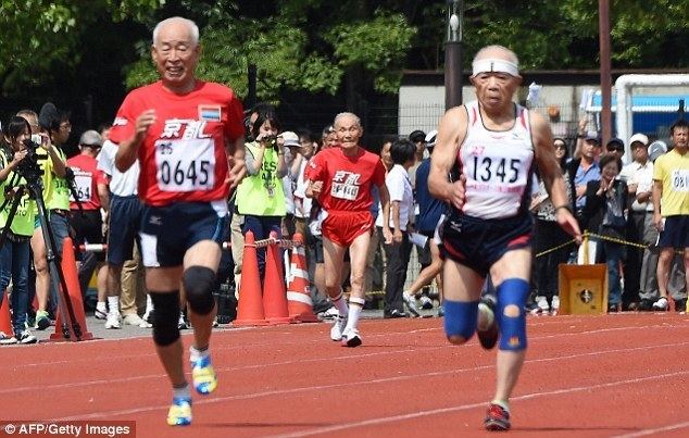 Hidekichi Miyazaki Hidekichi Miyazaki is the 105yearold sprinter who set a 100metre