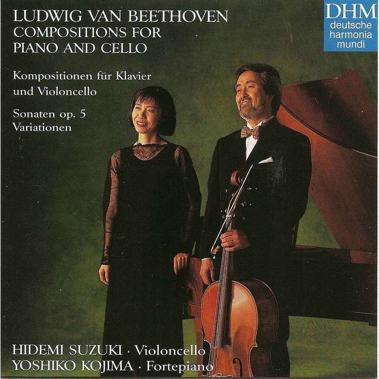 Hidemi Suzuki Beethoven compositions for piano and cello by Hidemi Suzuki