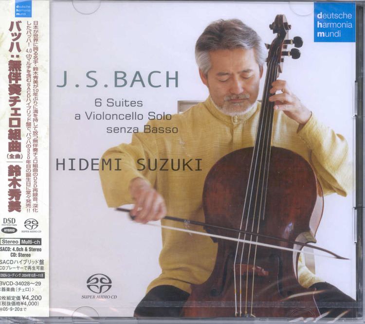Hidemi Suzuki JPOPHelpcom Hidemi Suzuki cello JS Bach 6 Suites a