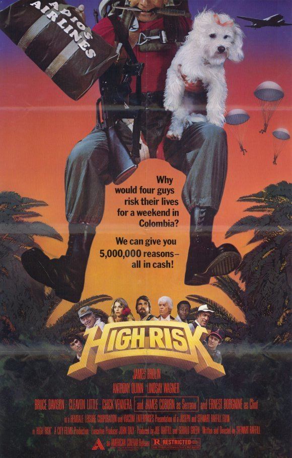 High Risk (1981 film) Friday Forgotten Film High Risk 1981 It Rains You Get Wet