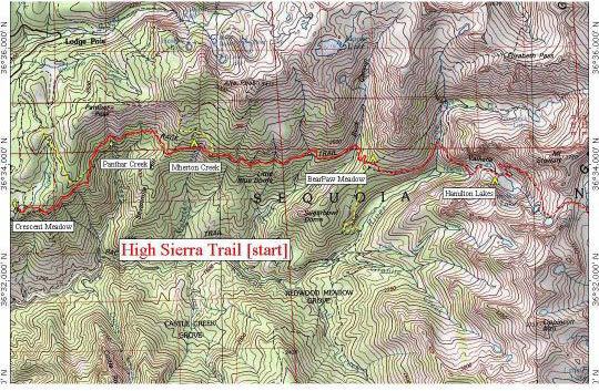 High Sierra Trail High Sierra Trail Trip Report by Tom Reynolds
