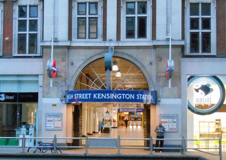 High Street Kensington tube station