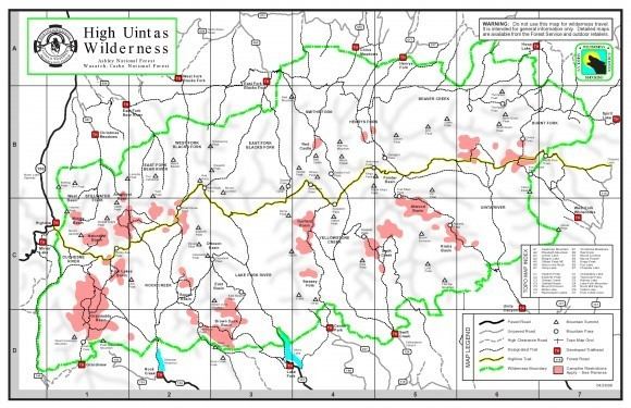 High Uintas Wilderness High Uintas Wilderness Utah 8 Day 95 Mile Solo Hike Aug 2015