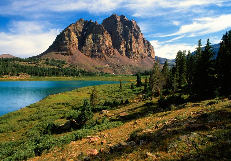 High Uintas Wilderness High Uintas Wilderness Area Red Castle Peak and and Lower Flickr