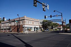 Highland Park Historic Business District at Euclid and Sixth Avenues httpsuploadwikimediaorgwikipediacommonsthu
