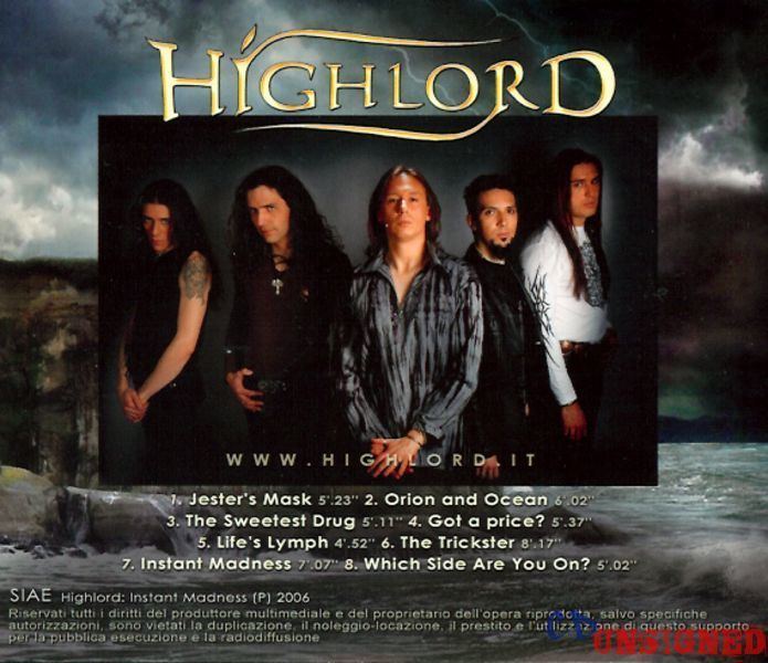Highlord Highlord Instant Madness Buy the CD from CD Unsigned
