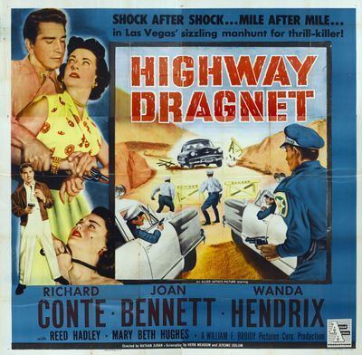 Highway Dragnet Highway Dragnet 1954 Film Noir of the Week