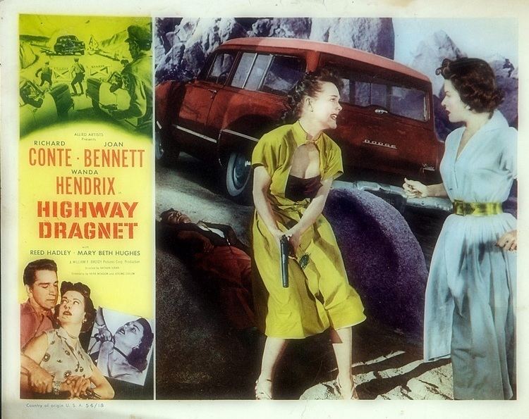 Highway Dragnet Highway Dragnet 1954 Film Noir of the Week