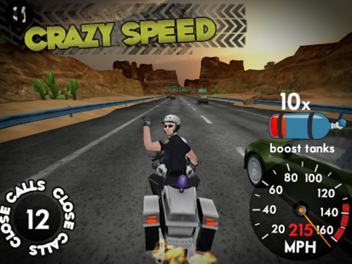 highway rider motorcycle racer game