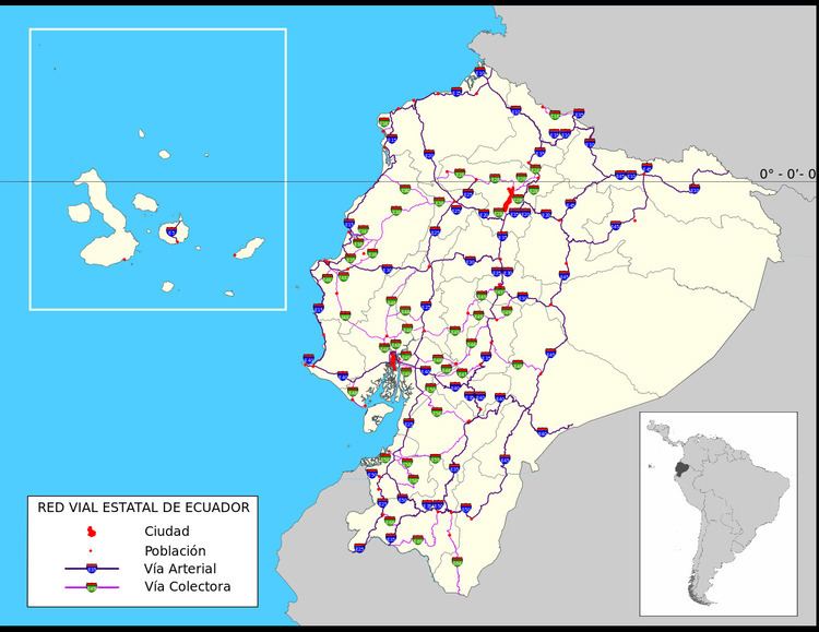 Highways in Ecuador