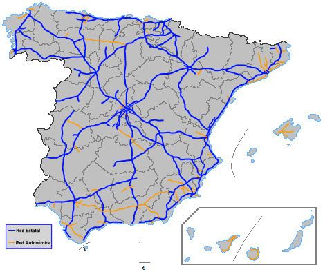 Highways in Spain