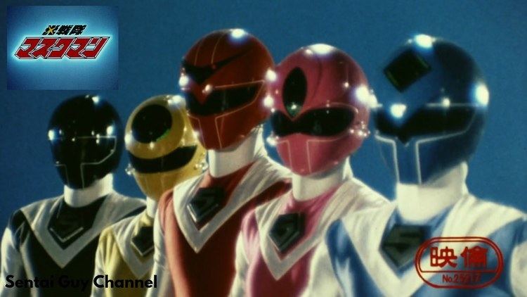 Hikari Sentai Maskman Hikari Sentai Maskman All Rangers and Mecha 1987 1988 YouTube