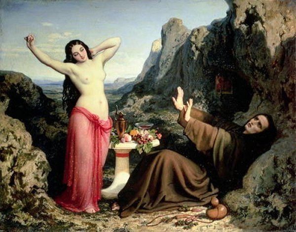 Hilarion Two Paintings About the Temptation of Saint Hilarion