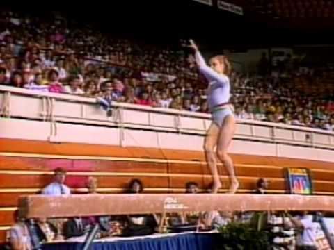 Hilary Grivich Hilary Grivich Balance Beam 1992 PharMor US Championships