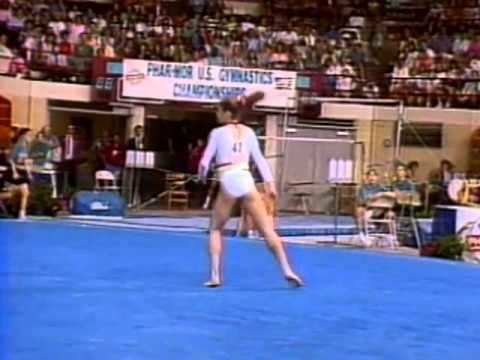 Hilary Grivich Hilary Grivich Floor Exercise 1992 PharMor US Championships