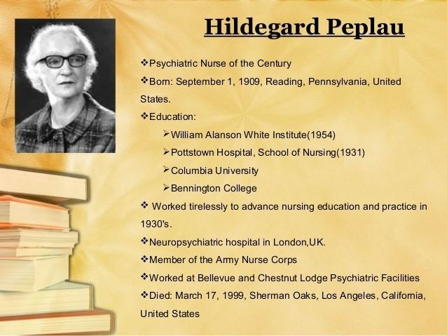 Hildegard Peplau Interpersonal Relations Theory by Hildegard Peplau