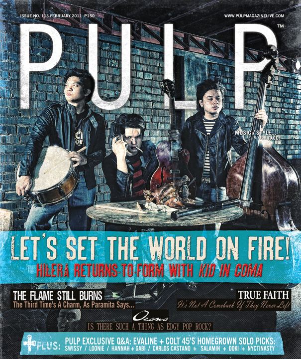 Hilera ON THE COVER HILERA PULP Magazine Live LIVE LOUD