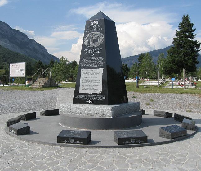 Hillcrest mine disaster Discover Crowsnest Heritage Hillcrest Mine Disaster Cemetery and