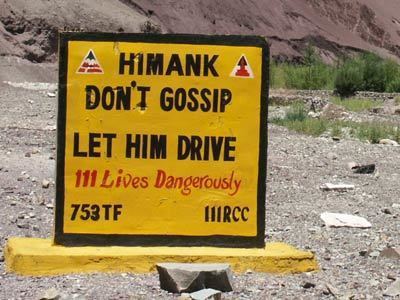 Himank Project Himalaya A collection of those classic Himank road signs